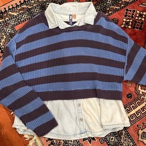 Anthropologie Twofer Sweater Shirt